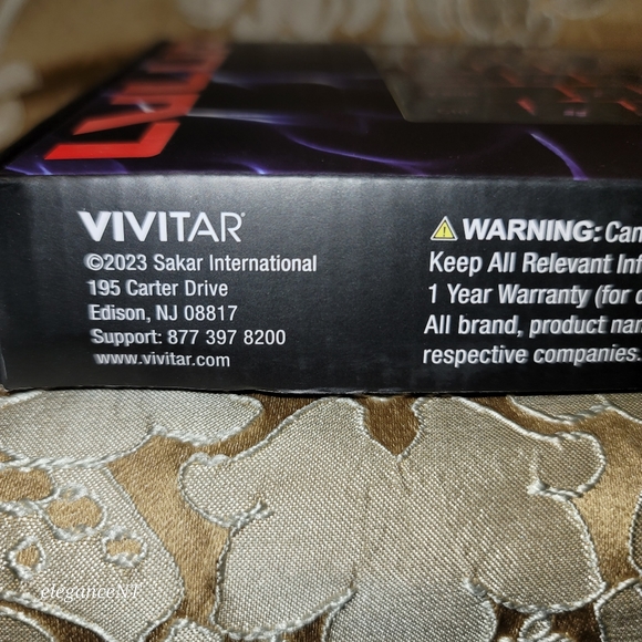 Vivitar LVLup Pro Gaming Keyboard w/Multi Color LED Keys NIB - Picture 3 of 4